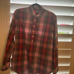 J Crew blouse size 10 not loose .
